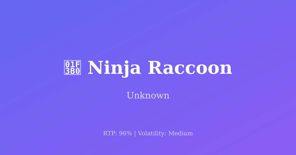Ninja Raccoon